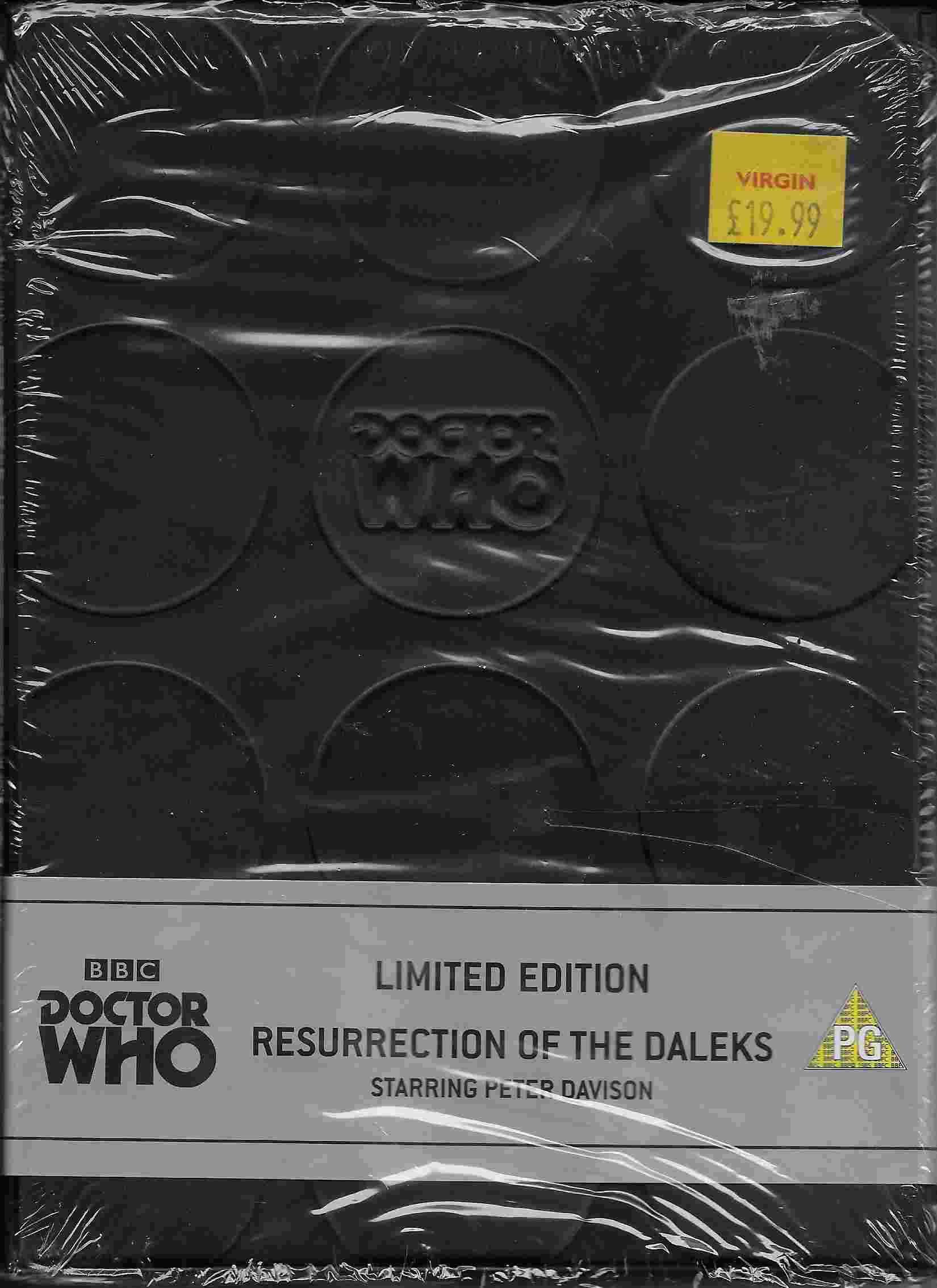 Picture of BBCDVD 1100 Doctor Who - Resurrection of the Daleks by artist Eric Saward from the BBC records and Tapes library